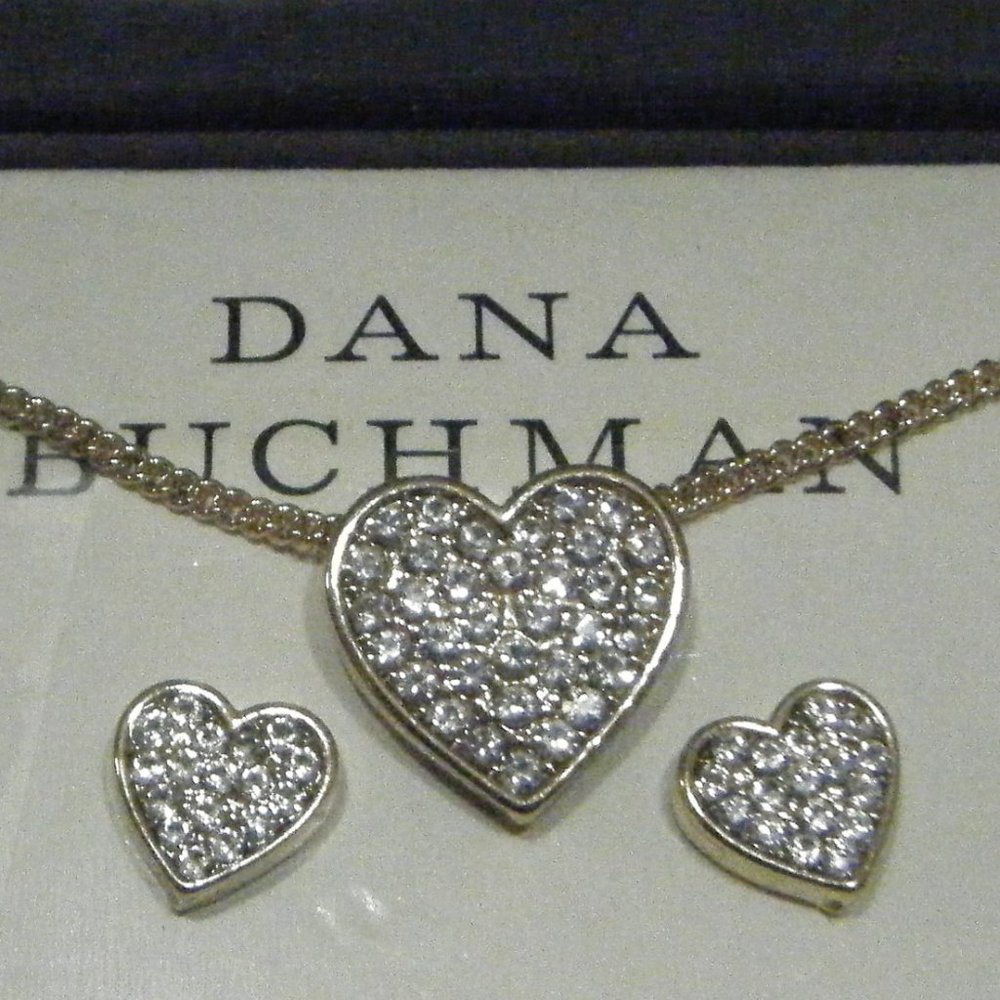 Swarovski Crystal Heart Necklace/Earring Set